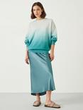 HUSH Ombre Quaden Oversized Sweatshirt, Aqua/Multi