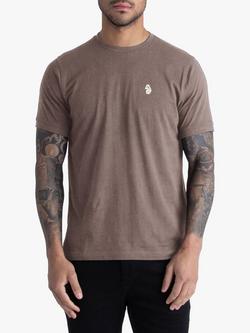 LUKE 1977 Johnys Crew Neck T-Shirt, Pack of 3 - view 2, Black/White/Mushroom