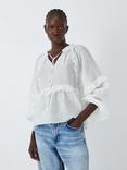 AND/OR Myla Frill Top, White