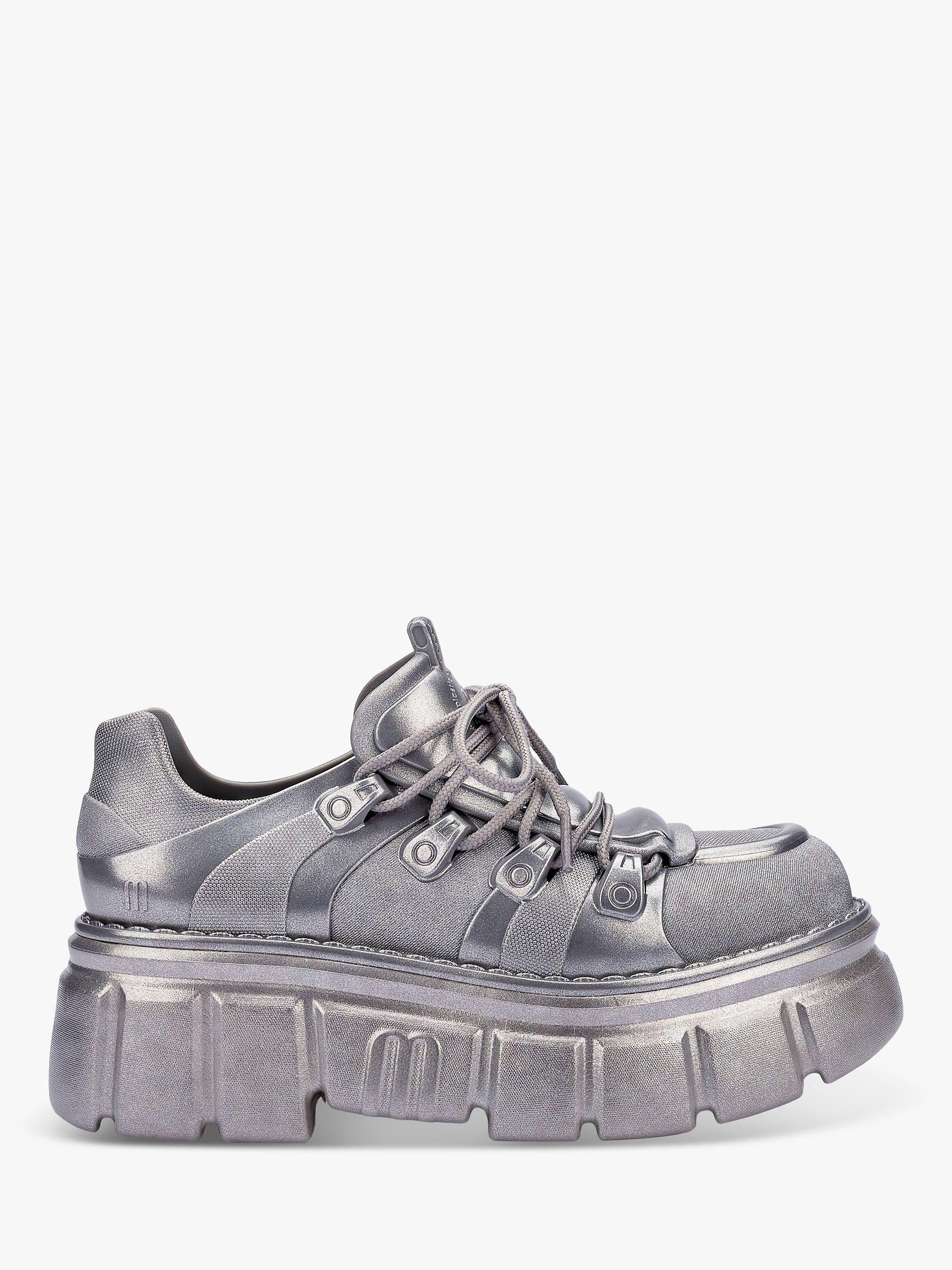 Product image 1 of 3, which shows Melissa Rebel Boots, Silver, 3