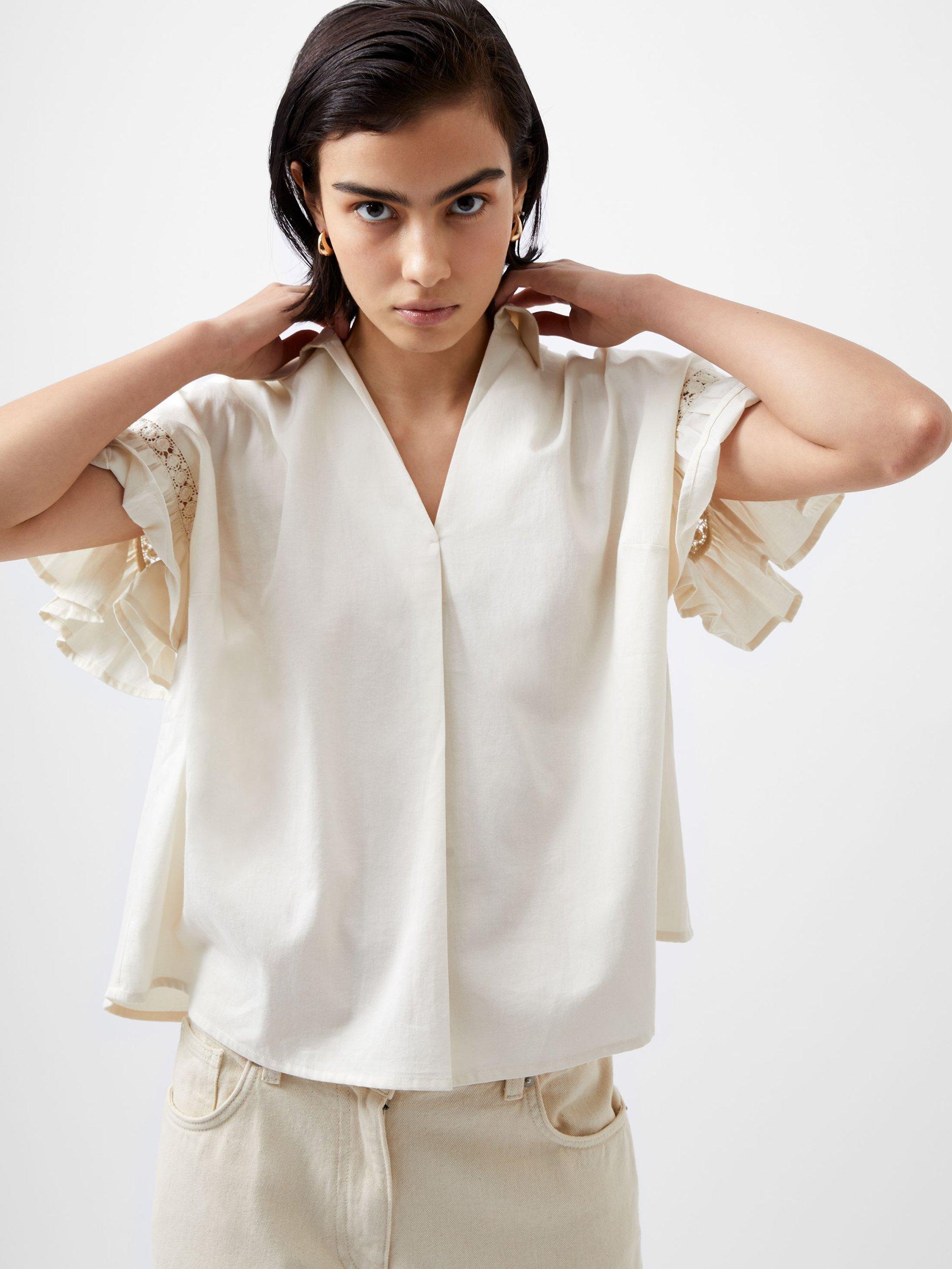French Connection Sindey Flare Sleeve Top