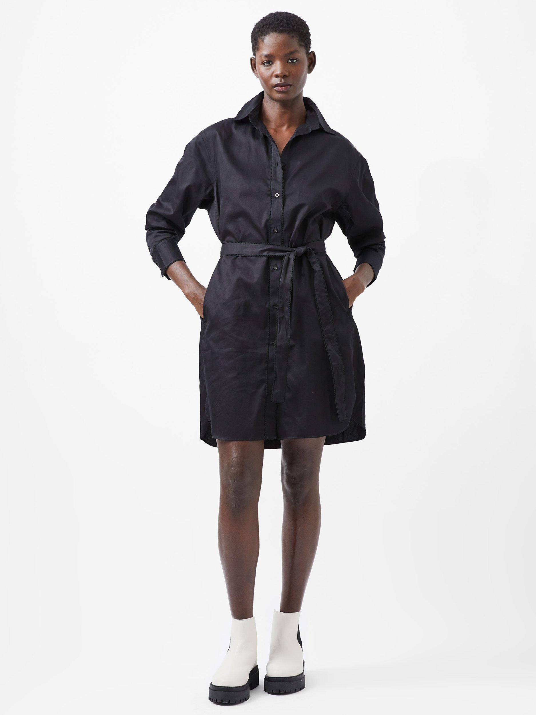 Organic cotton shirt dress on sale