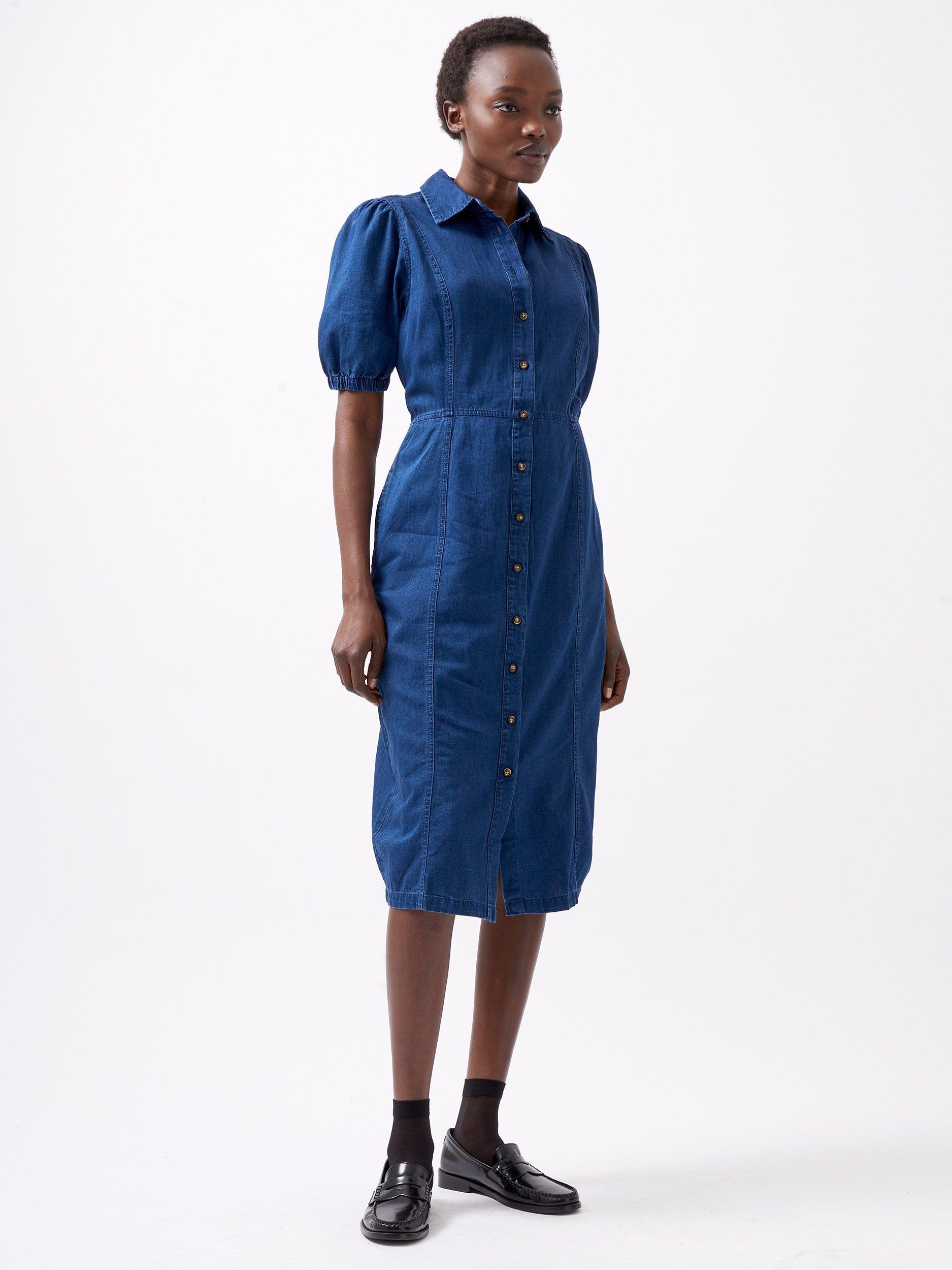 Chambray shirt dress for women best sale