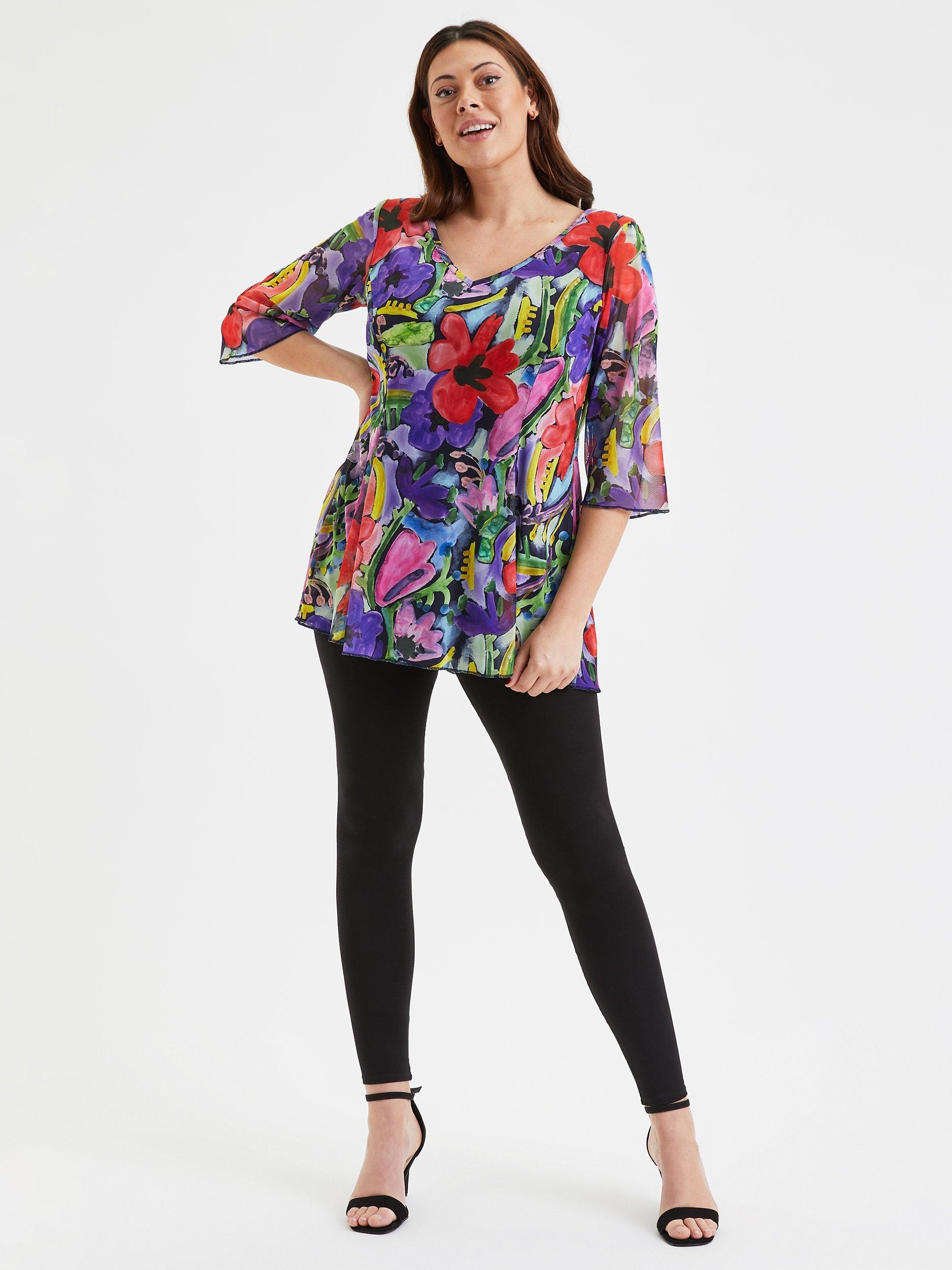 Product image 1 of 5, which shows Scarlett & Jo Tall Powerfit Jersey Leggings, Black, 12
