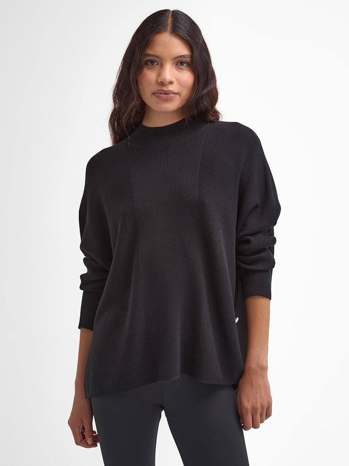Barbour International Sunita High Neck Jumper, Black