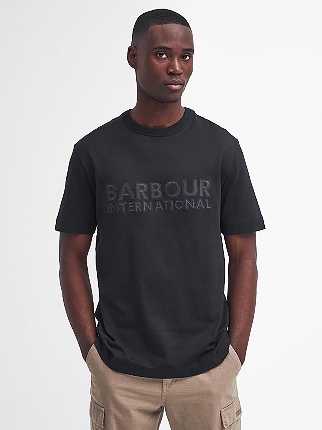 Barbour International Otis Graphic T Shirt Black