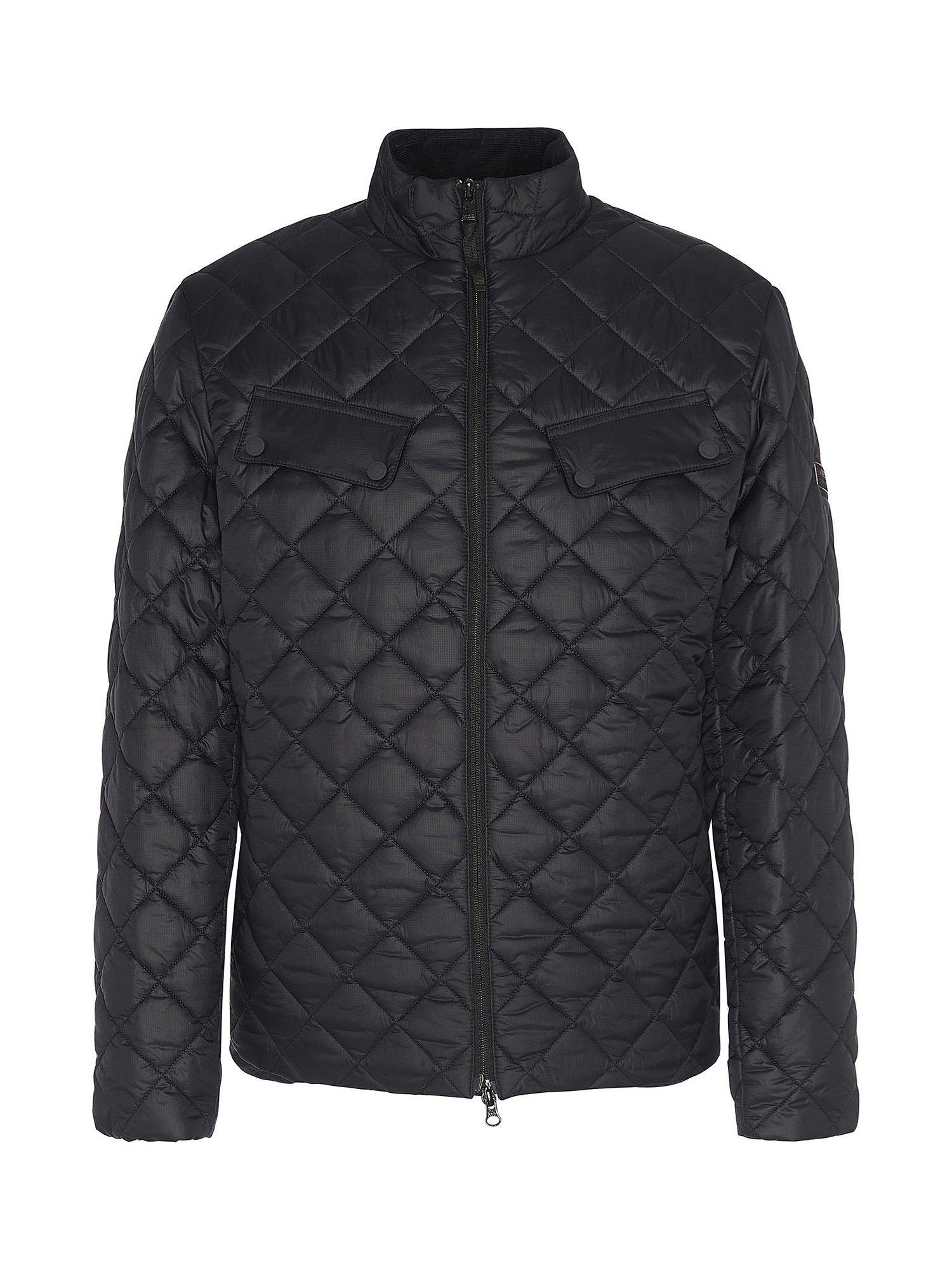 Barbour International Ariel Box Quilted Jacket Black