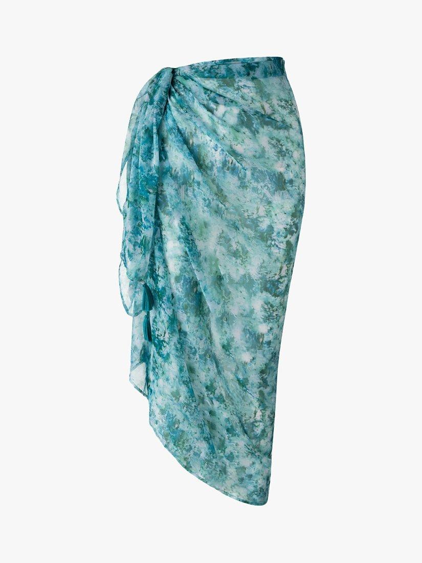 Product image 2 of 4, which shows Seaspray Santorini Pareo, Blue, One Size
