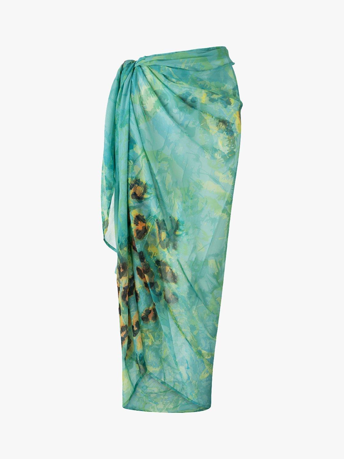 Product image 1 of 3, which shows Seaspray Zambia Chiffon Pareo, Multi, One Size