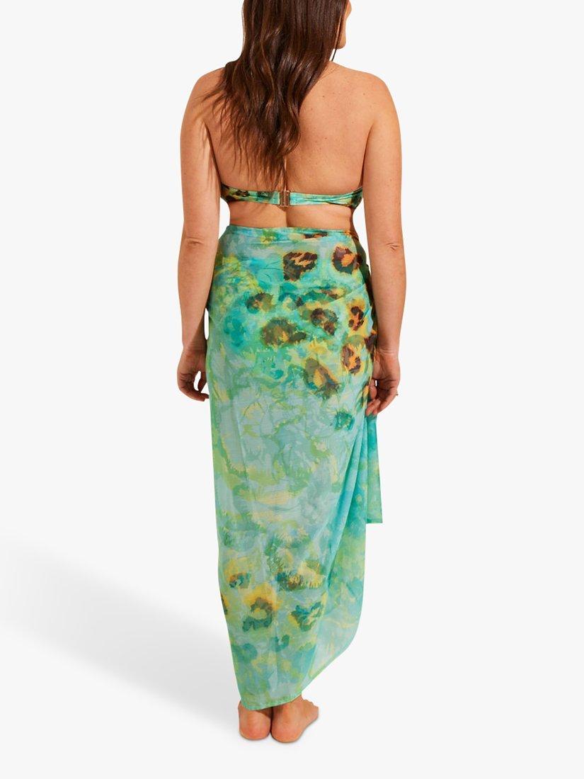 Product image 2 of 3, which shows Seaspray Zambia Chiffon Pareo, Multi, One Size