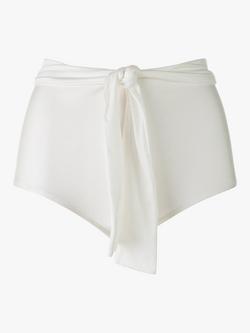 Seaspray Loretta High Waist Brief Bikini Bottoms, Cream - view 2, Cream