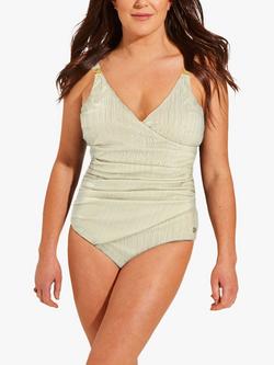 Seaspray Athena Long Length Lurex Swimsuit, Champagne, Champagne