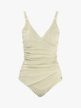 Seaspray Athena Long Length Lurex Swimsuit, Champagne