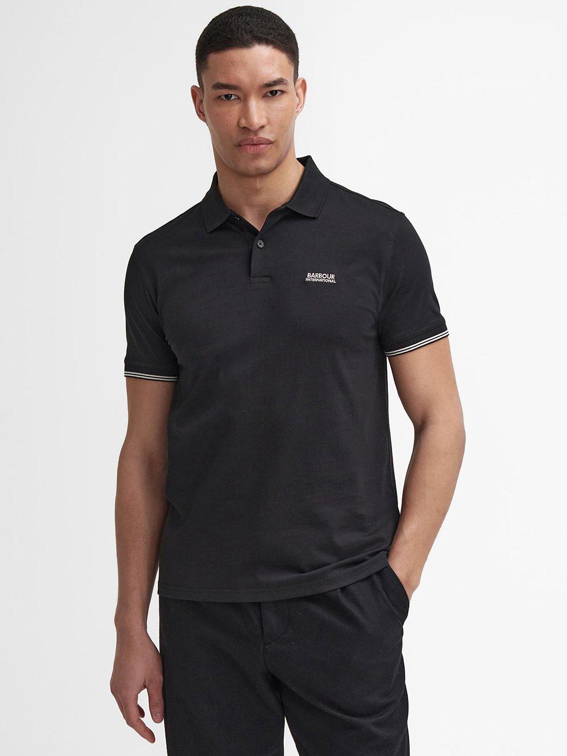 Black barbour polo hotsell