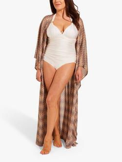 Seaspray Adina Crochet Maxi Kaftan, Multi, Multi