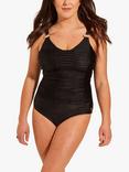 Seaspray Helena Padded Long Length Swimsuit, Black