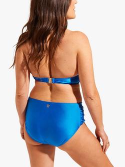 Seaspray Bora Bora Ruched Strapless Bikini Top, Blue - view 2, Blue