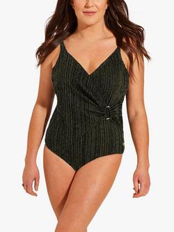 Seaspray Athena Long Length Swimsuit, Black Sparkle, Black Sparkle
