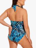 Seaspray Bora Bora Halter Neck Swimsuit, Blue Multi