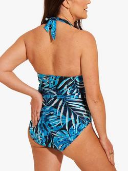 Seaspray Bora Bora Halter Neck Swimsuit, Blue Multi - view 2, Blue Multi