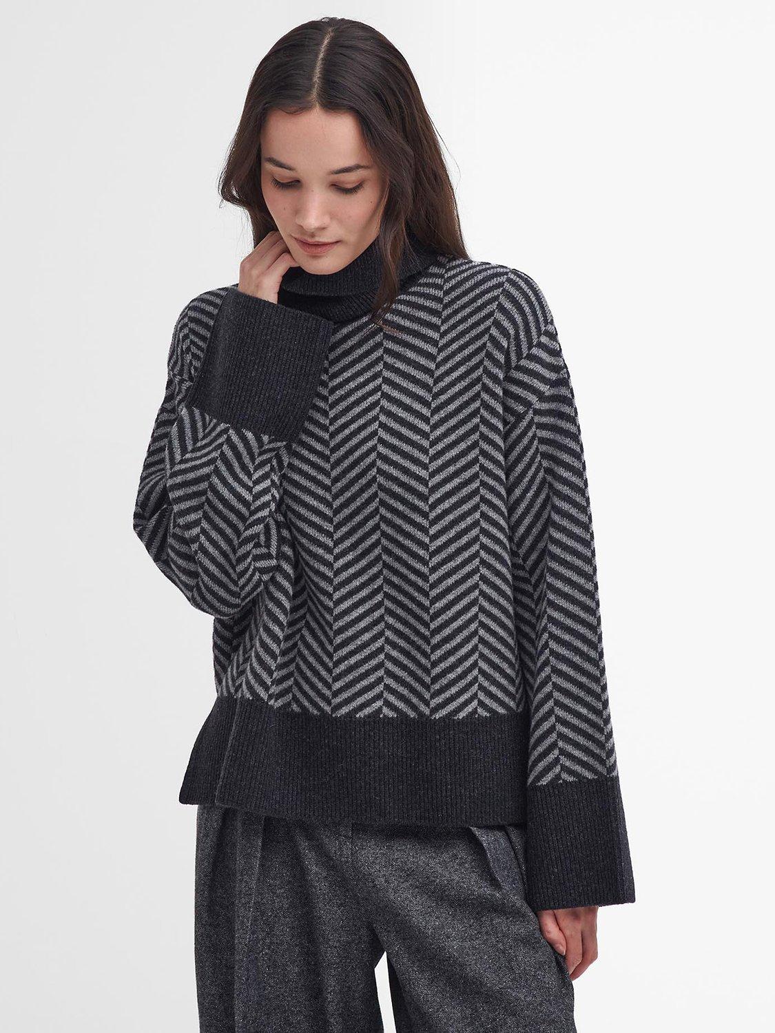 Barbour Aubrey Knit, Grey Marl