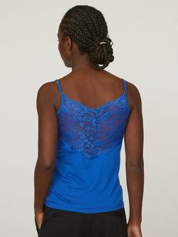 Sisters Point Vumi Lace Panel Top, Cobalt - view 2, Cobalt