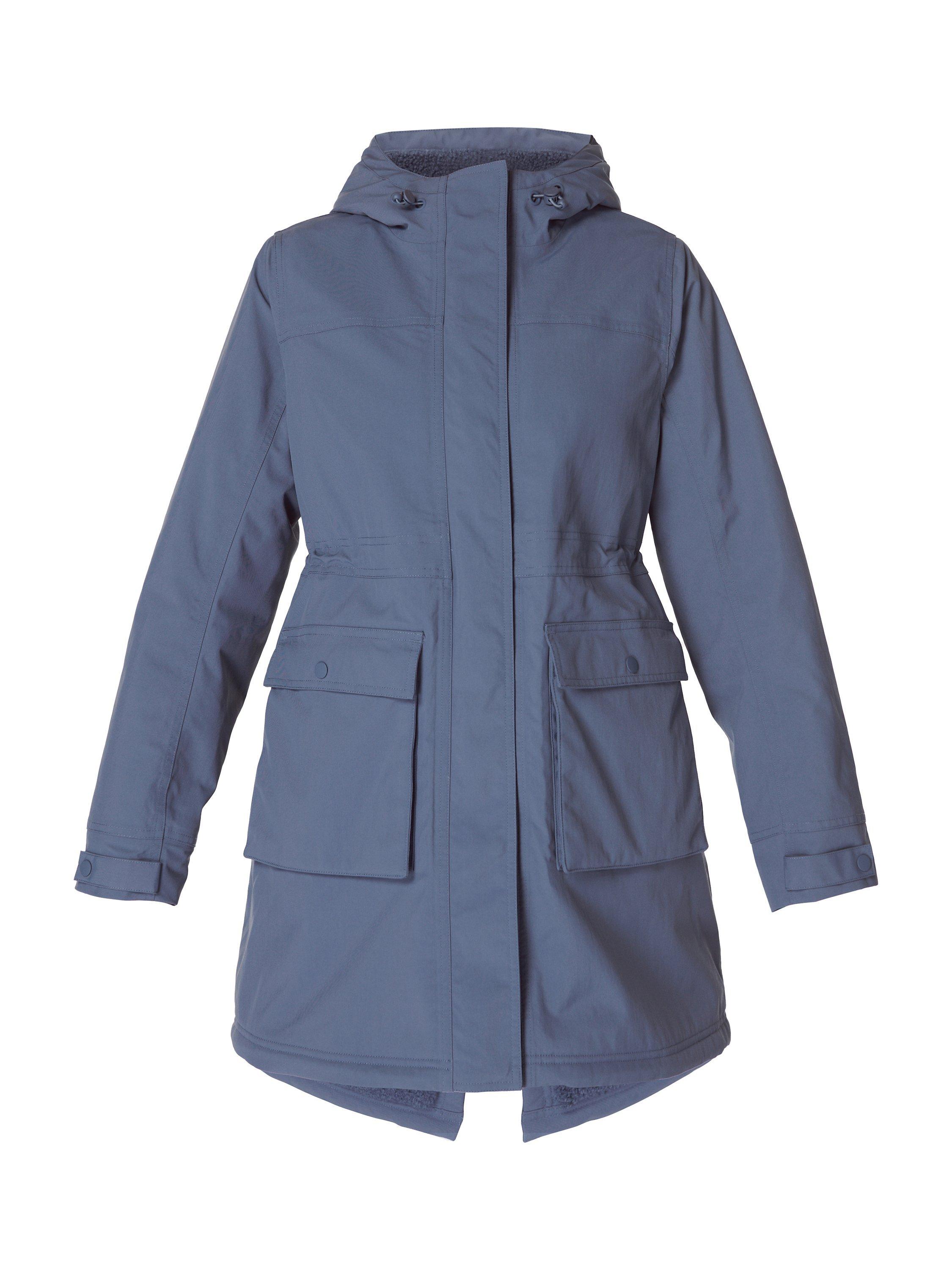 Product image 3 of 7, which shows Sweaty Betty Winter Stride Waterproof Parka, Endless Blue, XXS