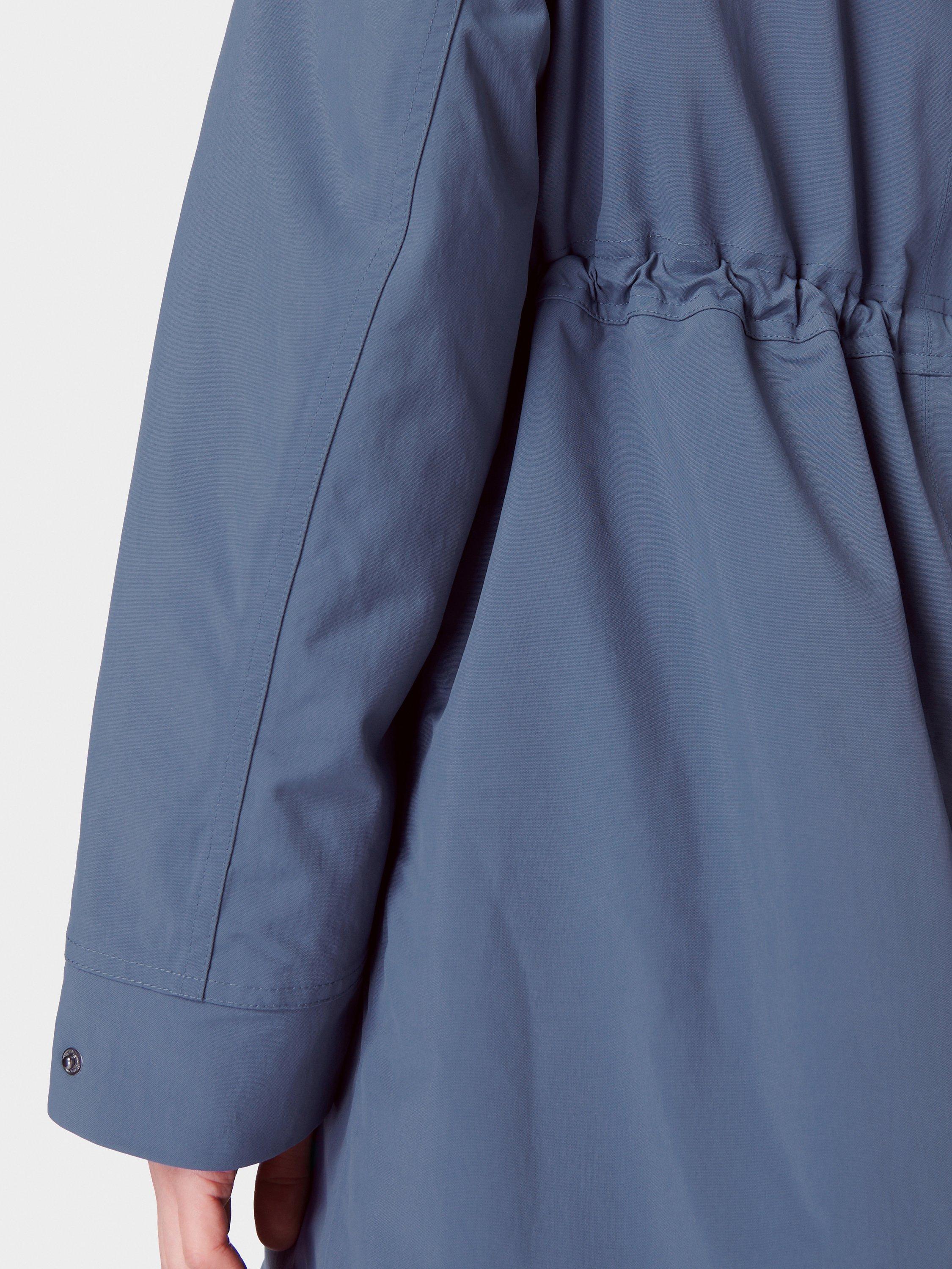Product image 4 of 7, which shows Sweaty Betty Winter Stride Waterproof Parka, Endless Blue, XXS