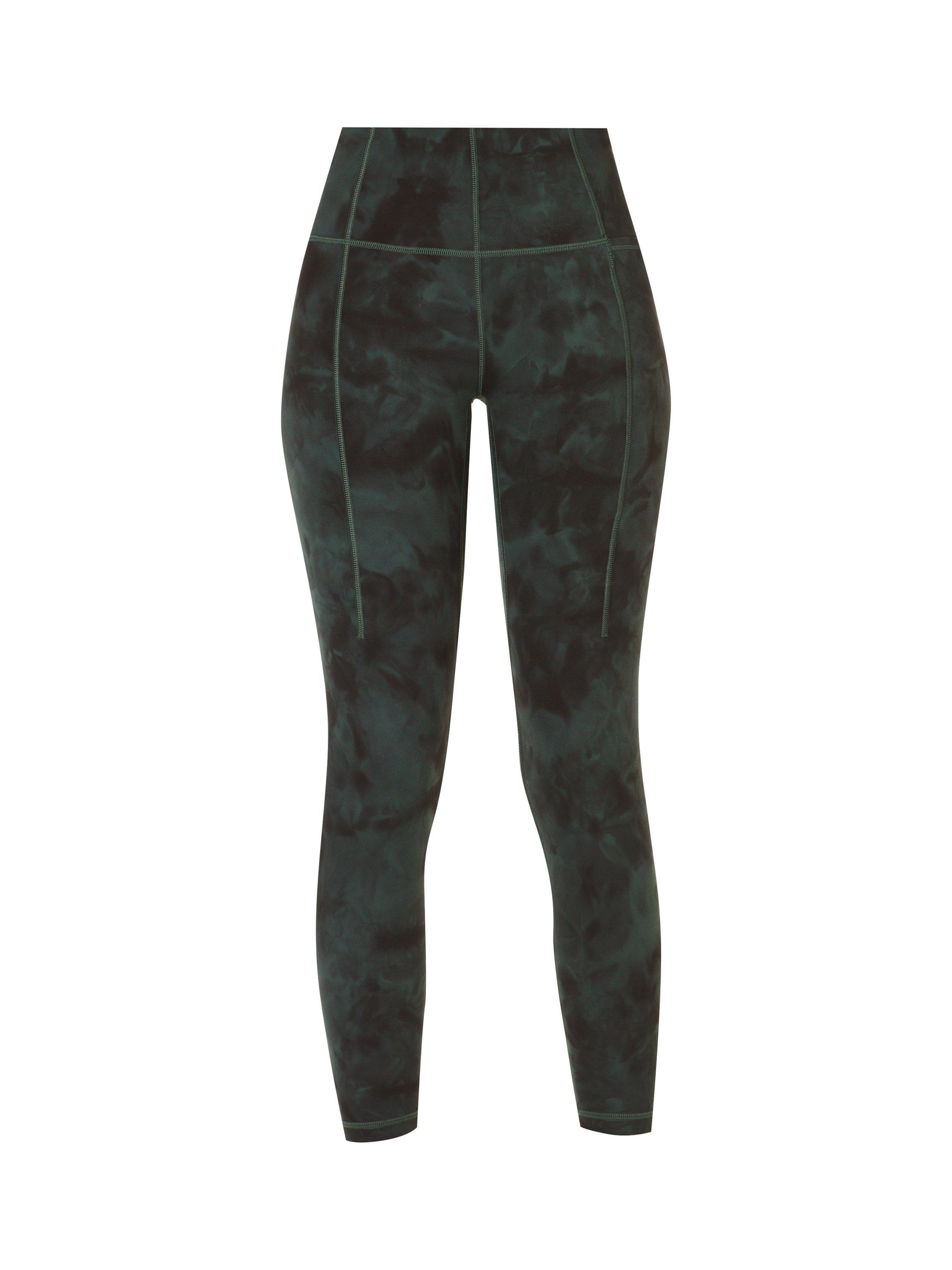 Product image 4 of 6, which shows Sweaty Betty Super Soft Yoga Leggings, Trek Green Spray Dye, XXS