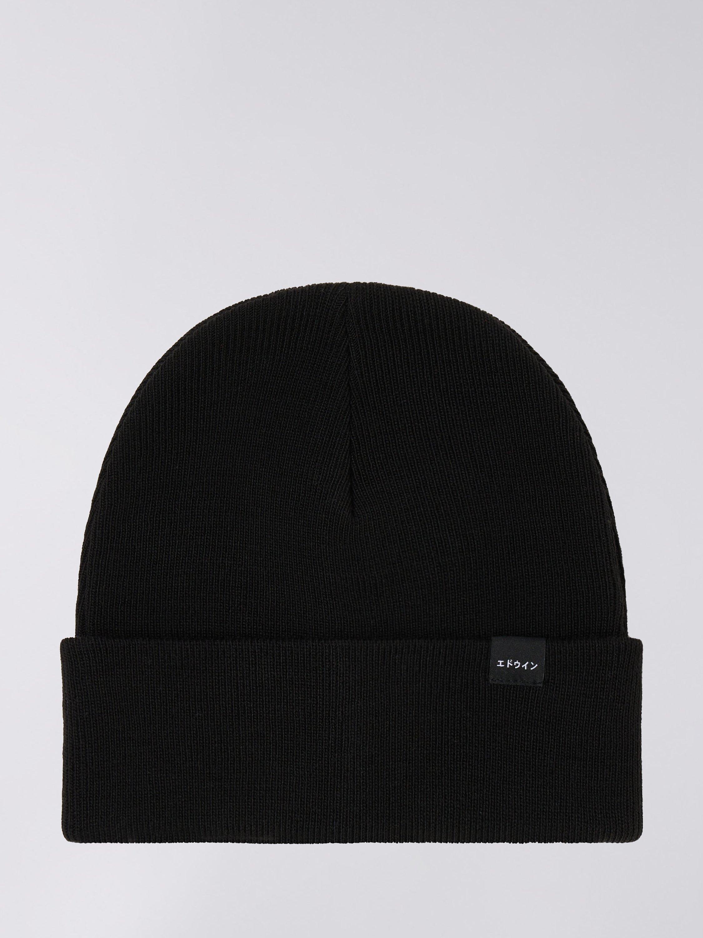 Edwin Watch Cap Beanie, Black