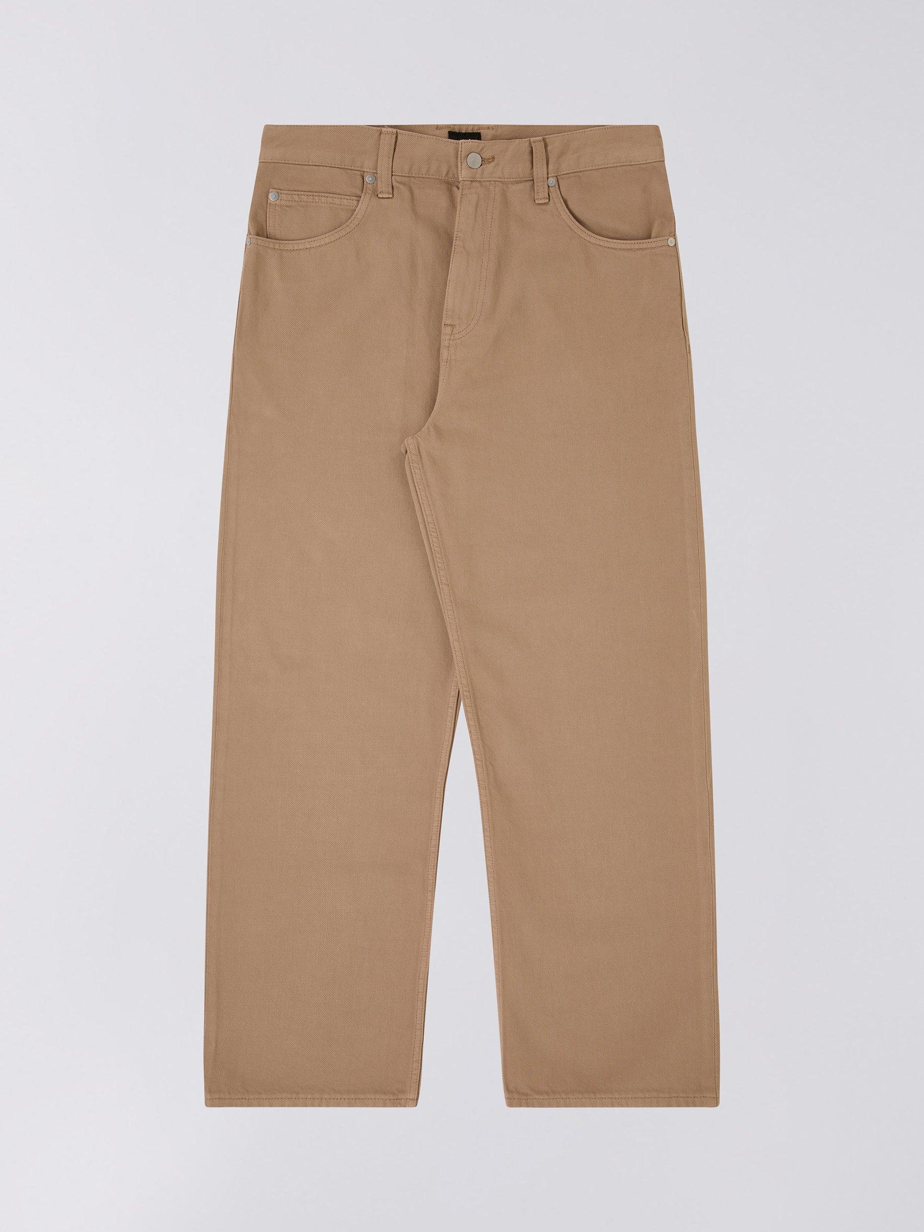 Product image 1 of 2, which shows Edwin Matrix Straight Leg Trouser, Portabella, 34R