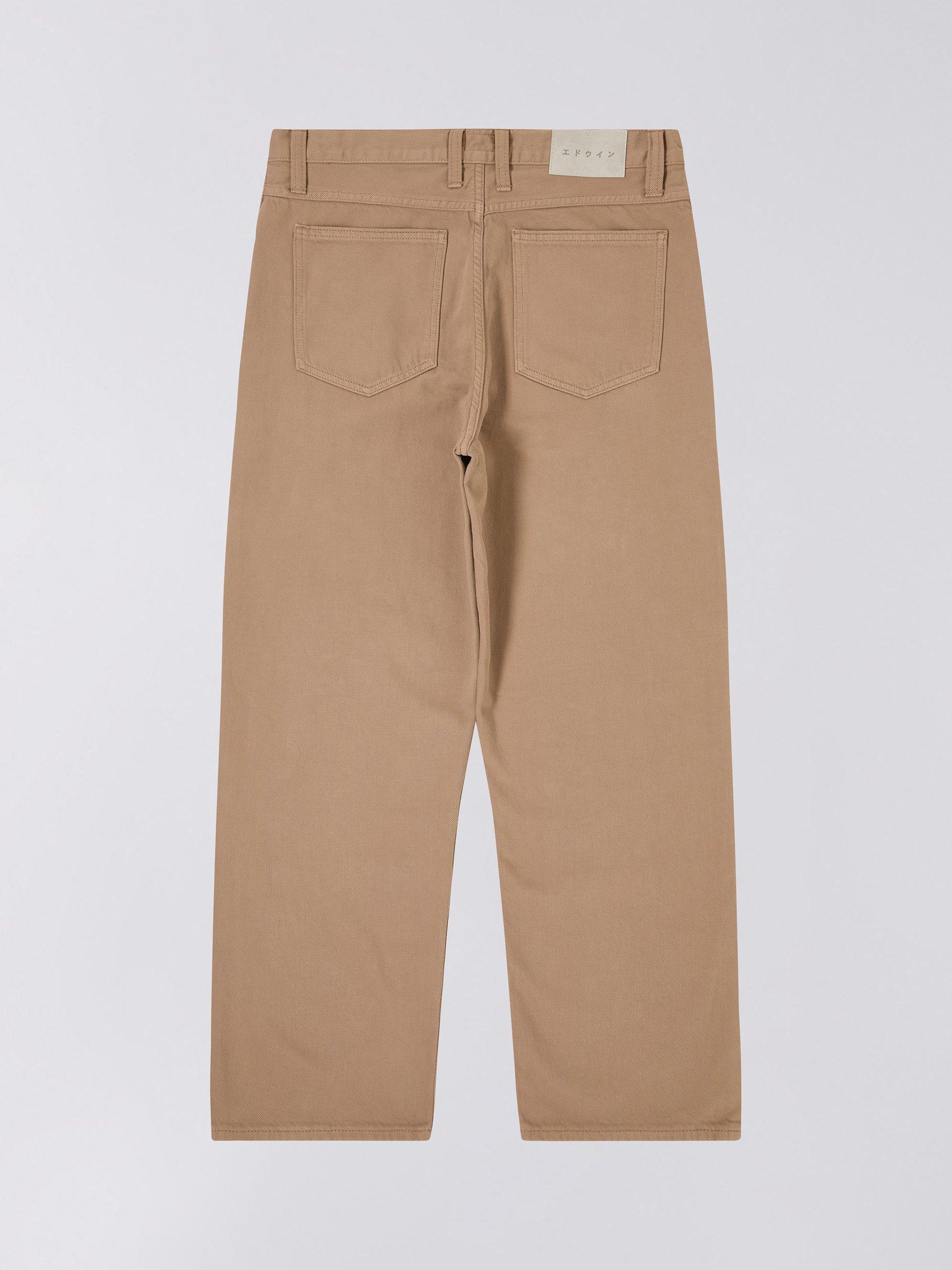 Product image 2 of 2, which shows Edwin Matrix Straight Leg Trouser, Portabella, 34R