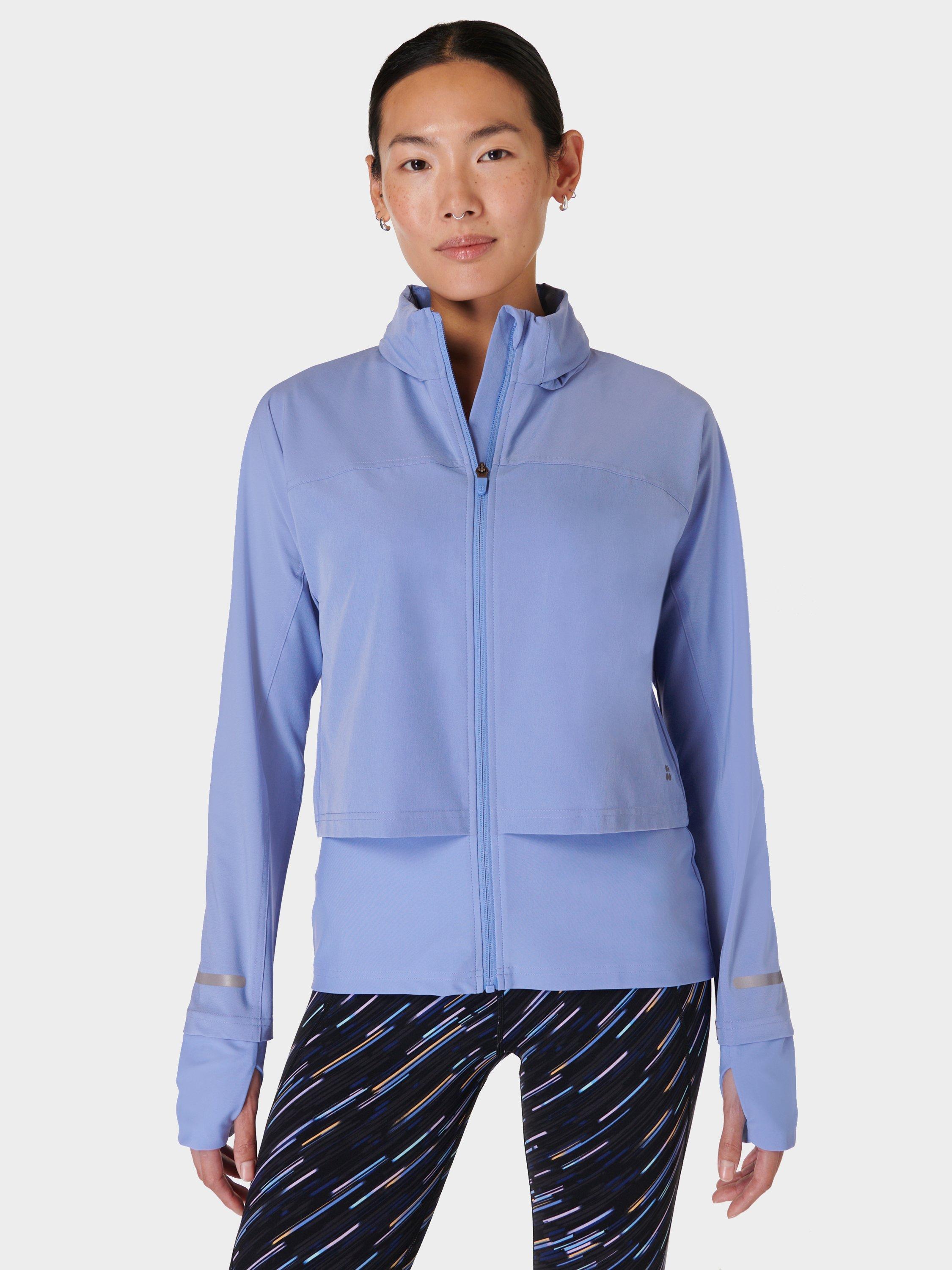 Sweaty Betty Fast Track Running Jacket Cornflower Blue