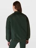 Sweaty Betty Cityscape Longline Bomber Jackets, Trek Green