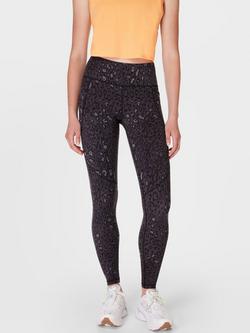 Sweaty Betty Power Gym Leggings, Black Luxe Leopard