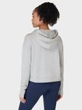 Sweaty Betty After Class Organic Cotton Blend Hoodie, Light Grey