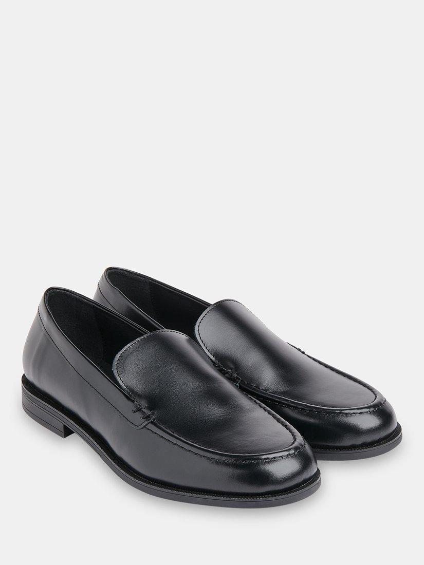 Product image 2 of 5, which shows Whistles Jovie Patent Leather Slim Loafers, Black, 4