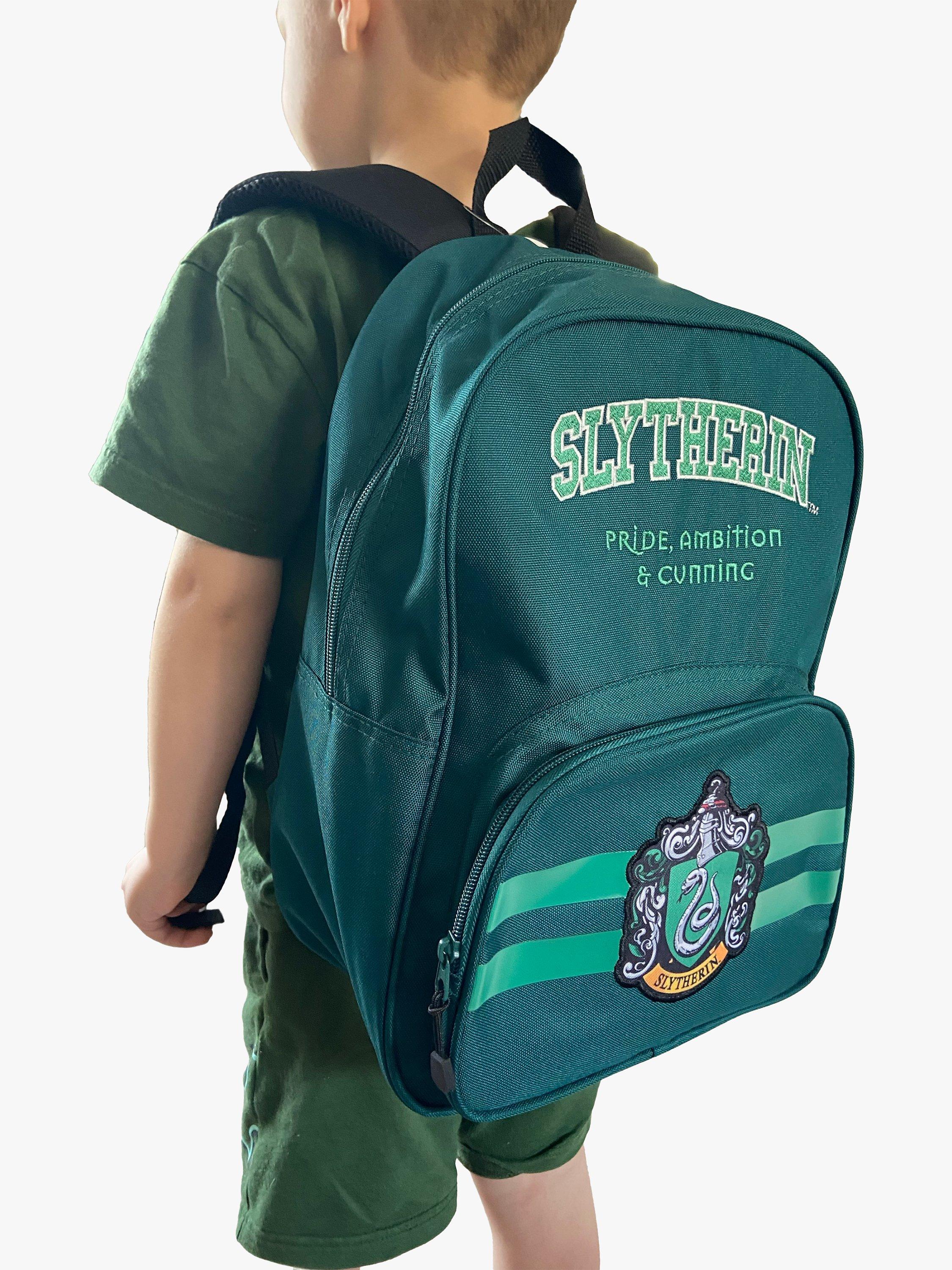 Product image 3 of 4, which shows Fabric Flavours Kids' Harry Potter Slytherin Backpack, Green