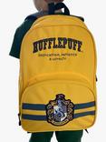 Fabric Flavours Kids' Harry Potter Hufflepuff Backpack, Dark Yellow