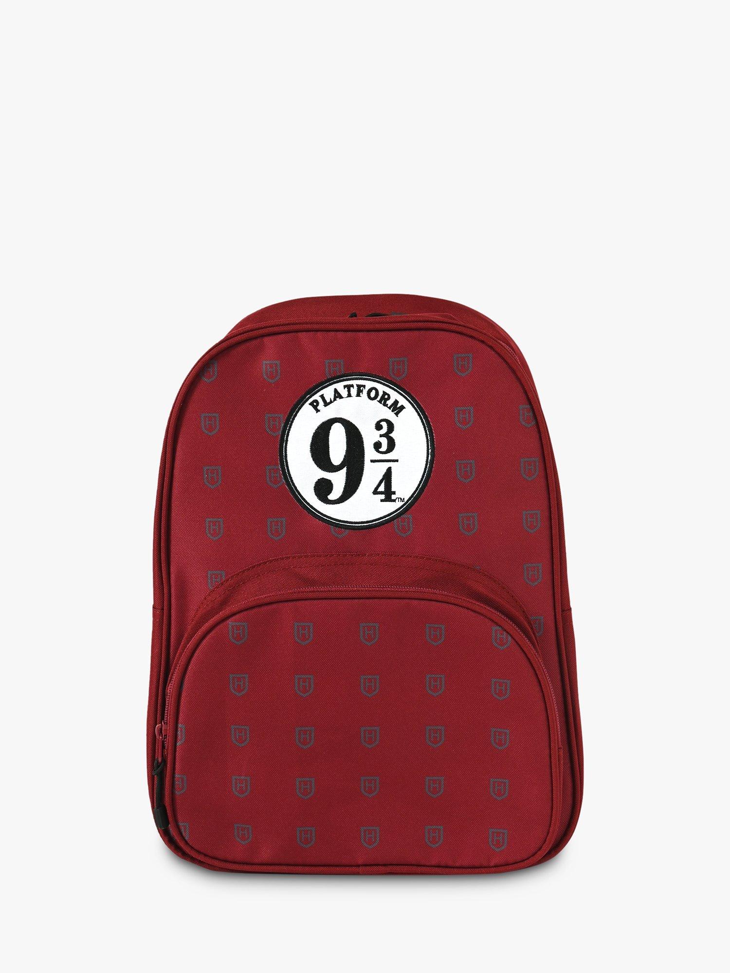 Product image 1 of 4, which shows Fabric Flavours Kids' Harry Potter Platform 9 3/4  Backpack, Red/Multi