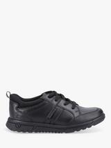 Hush Puppies Kids Shane Senior Leather School Shoes Black