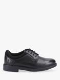 Hush Puppies Kids' Tommy Senior Leather Lace Up Shoes, Black