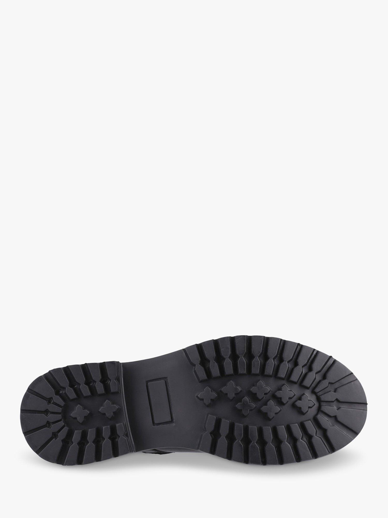 Product image 4 of 4, which shows Hush Puppies Kids' Aurora Senior Buckle Strap Leather Mary Jane Shoes, Black, 3