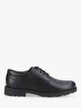 Hush Puppies Kids' Brian Junior Leather Lace Up Brogue Shoes, Black