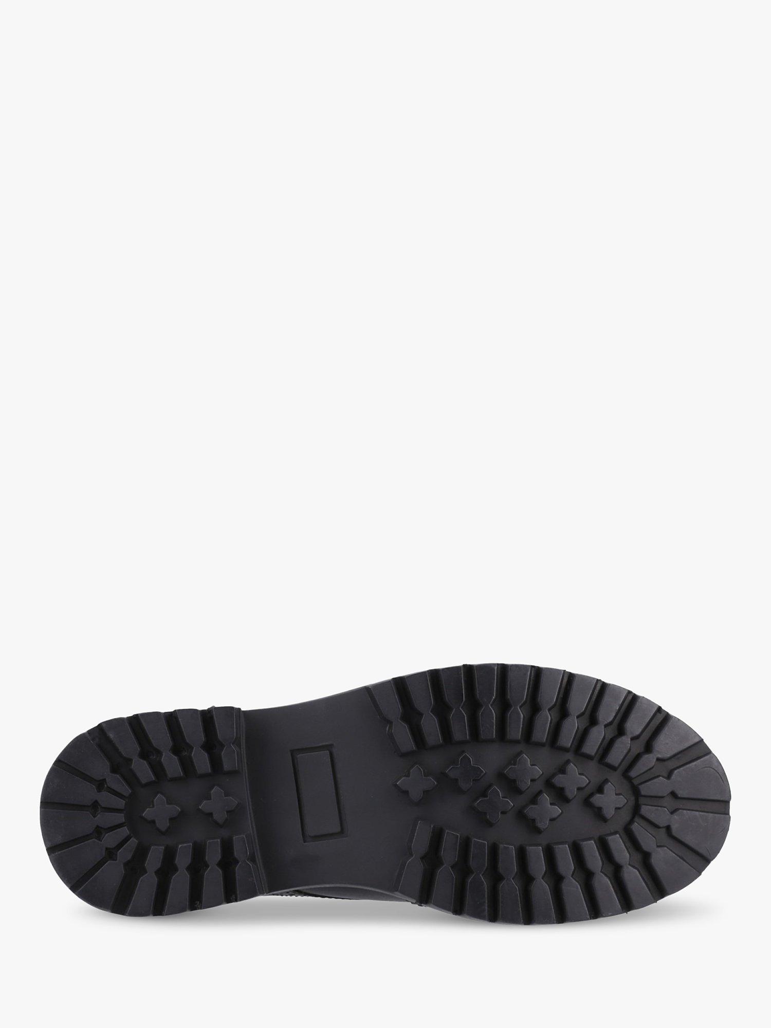 Product image 4 of 4, which shows Hush Puppies Kids' Athena Junior Leather Brogues, Black, 10 Jnr