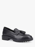 Hush Puppies Kids' Abigail Junior Leather Loafers, Black