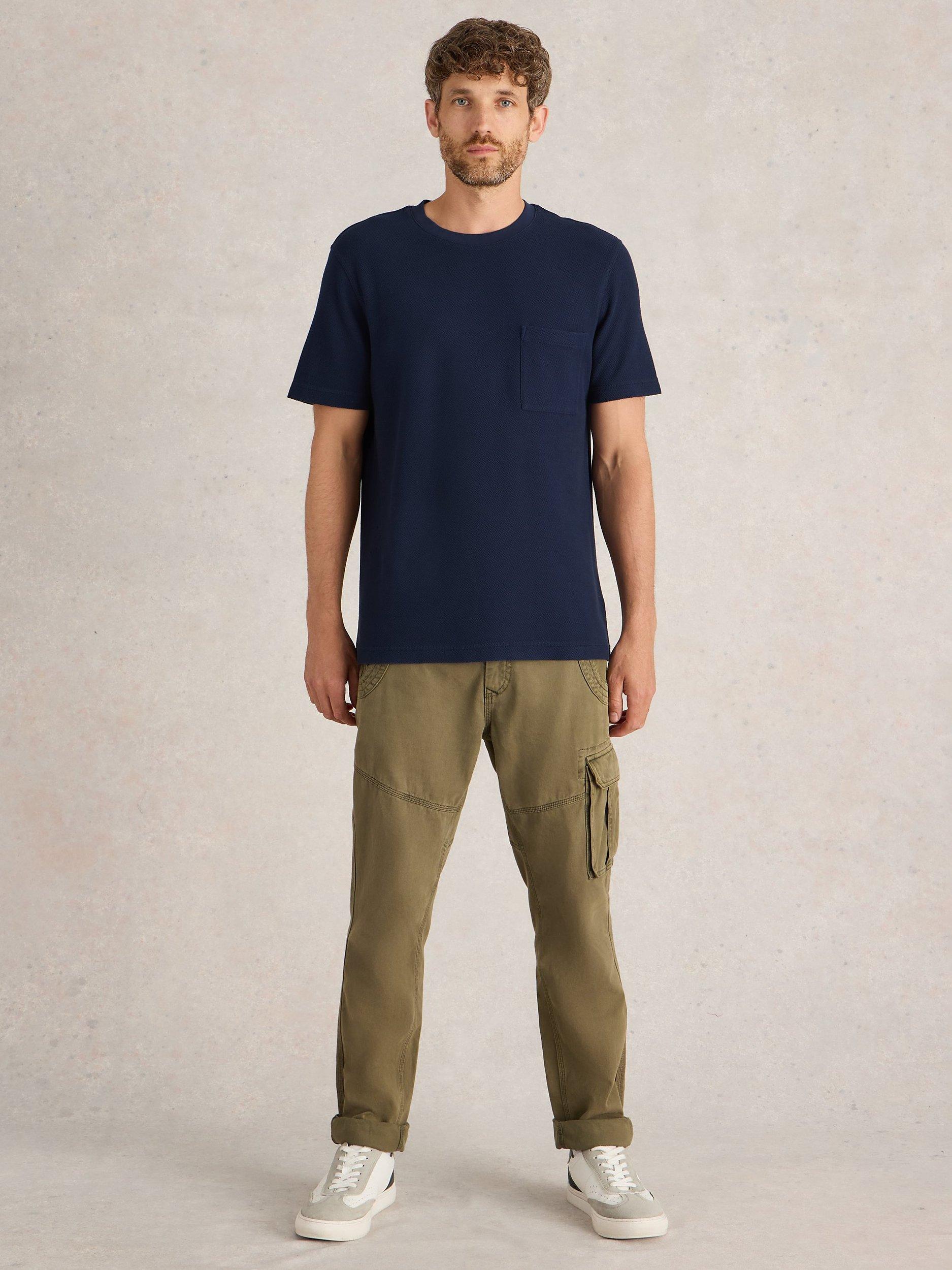 White Stuff Tenby Textured Cotton T-Shirt