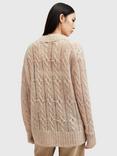 AllSaints Regan Wool Blend Cardigan, Off White