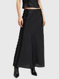 AllSaints Morgan Maxi Skirt, Black, Black