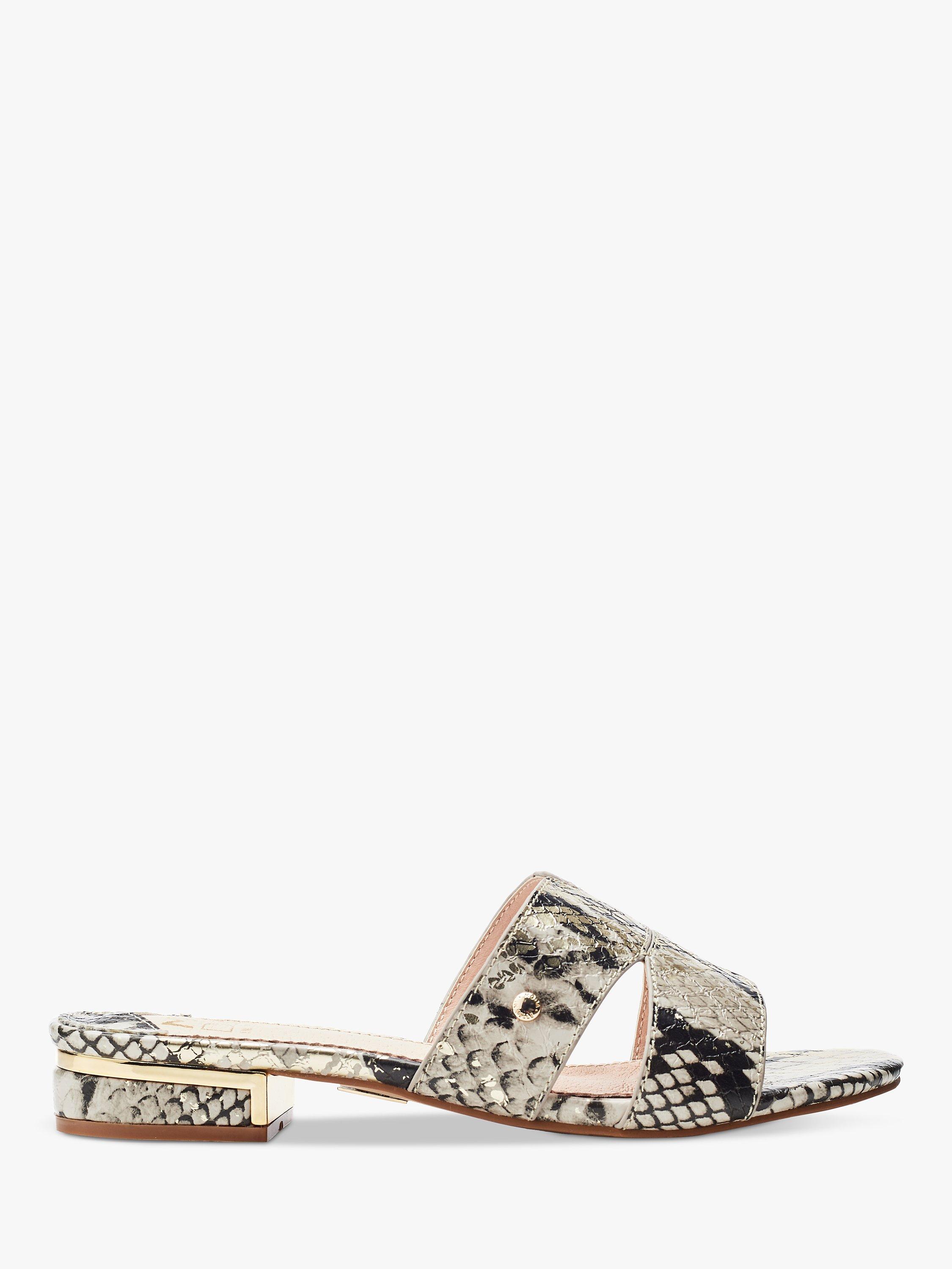 Moda in pelle gold sandals online